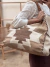 E s t r i b a B a g ( beige con crudo y camel)