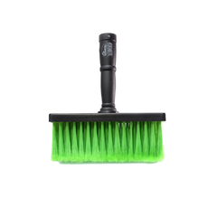 Broxa retangular média Compel 12x60x157 mm com cabo plástico resistente, ideal para pintura e acabamento em diversas superfícies.