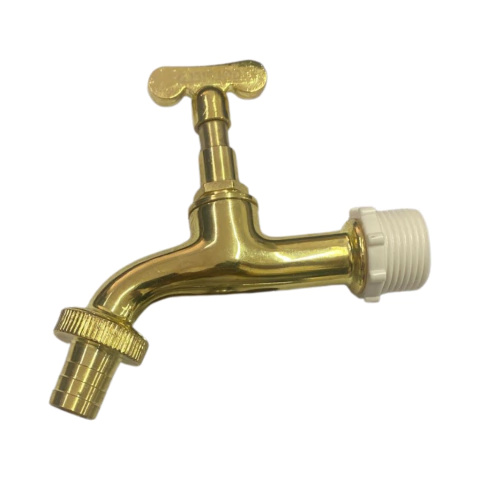 Torneira longa Para Jardim Amarela 1/2