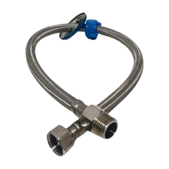 Engate Flexivel Trancado Aco Inox 40cm