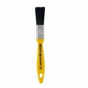 Pincel de pintura com cerdas pretas e cabo amarelo, modelo TRINCHA 619 3/4 - CERDA PRETA - 615