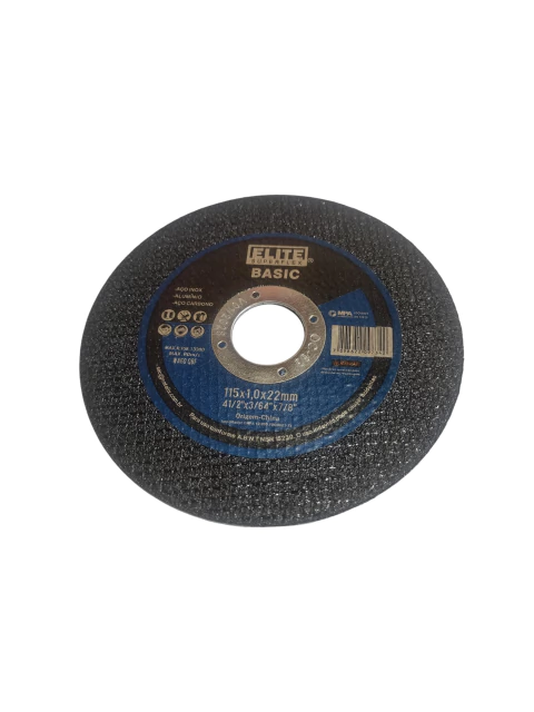 Disco de Corte Abrasivo Inox Elite Basic 115x1.0x22mm