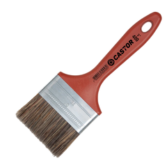 Trincha prática de 3 polegadas com cerdas de cor cinza, cabide para uso em pintura e acabamento, marca Cerda Gris, modelo 458