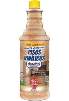 Imagem do Limpador Neutro para Pisos Vinílicos Duratto 1L, ideal para limpeza eficiente e segura de pisos vinílicos e superfícies laváveis.