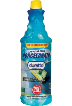 Limpador Concentrado Porcelanato 1L Duratto - Limpeza eficaz e concentrada para porcelanatos, ideal para remover sujeira e manter brilho duradouro.