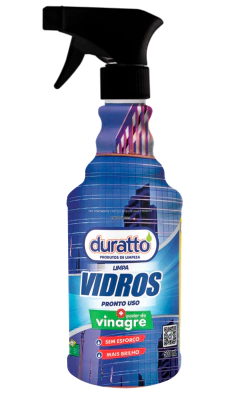 Limpa Vidros + Vinagre Pronto Uso 500ml com Gatilho Duratto - comprar online