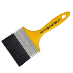 Trinca 619 4 com cerda preta, ideal para pintura e acabamento.