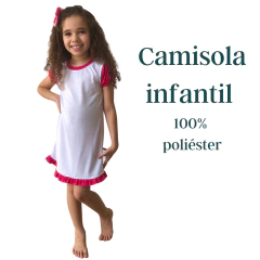 camisola infantil para sublimação