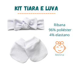 kit tiara e luva para sublimação (Ribana)
