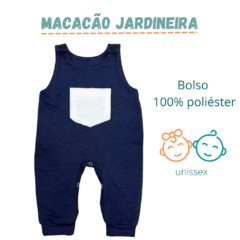Macacão Jardineira com bolso para sublimar - comprar online