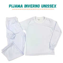pijama infantil de inverno inteiro p/ sublimação