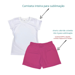 Pijama Infantil p/sublimação (menina) - comprar online