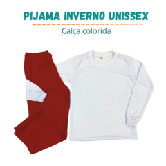 pijama infantil de inverno p/ sublimação