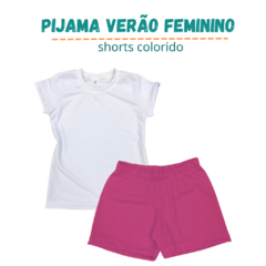 Pijama Infantil p/sublimação (menina)