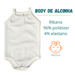 Body de alcinha (Ribana para sublimação)