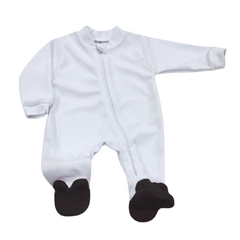 Imagem do Macacão de plush pezinho pantufa