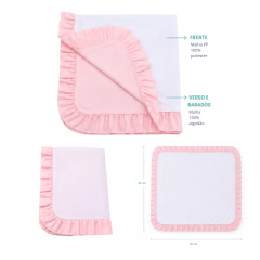 Manta com Babado - comprar online