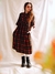 Nan Midi Dress Escocés en internet