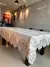 Toalha de Mesa em Rechilieu Vazado 4m Bege