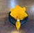Guardanapos de Ponto Ajour Amarelo Gema