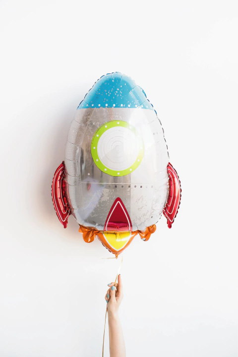 NAVE ESPACIAL INFLADO CON HELIO