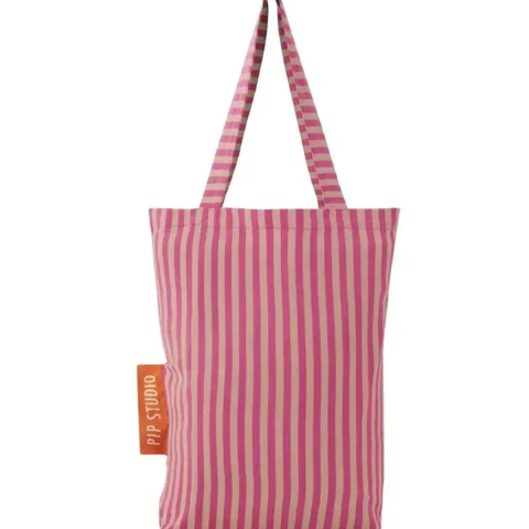 Bolsa de Tela Stripes Pink