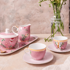 Set tazas de cafe La Majorelle Pink - Pick a Plate