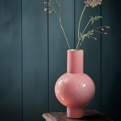Florero De Metal Pink 40 cm