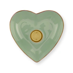 Set/2 Portavelas Metal Corazón Green en internet
