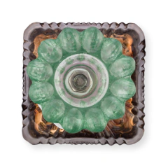 Set/2 Candelabros de Vidrio Green - tienda online