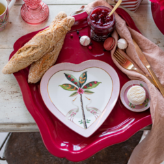 Set Plato Corazon 21,5 cm La Majorelle Pink en internet