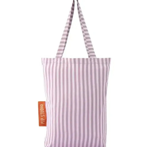 Bolsa de Tela Stripes Lila