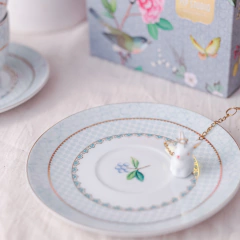 Set tazas de te Blushing Birds white - Pick a Plate