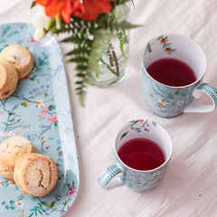 Mug chico Jolie Flowers Blue - comprar online