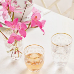 Vaso de Vidrio Floral 280 ml