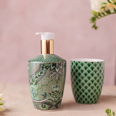 Set para baño Verde