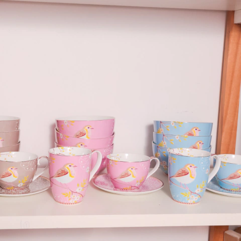 Mug grande Early Bird Blue