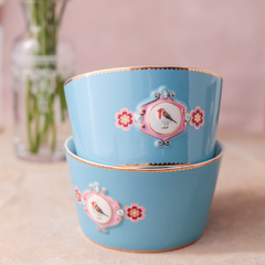 Bowl Love Birds Blue 15 cm - comprar online