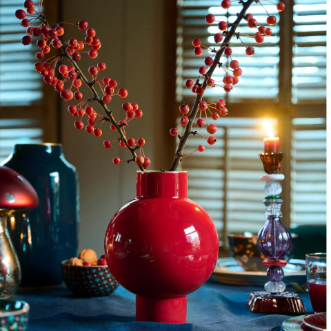 Florero de Metal Red 24 cm