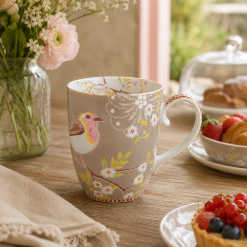 Mug grande Early Bird Khaki