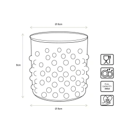 Vaso de Vidrio Buburja 300 ml - Pick a Plate