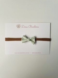 Laço Gravatinha Verde Claro - comprar online