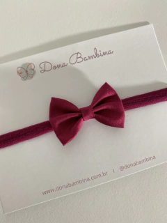 Laço Gravatinha Pink Luiza - comprar online