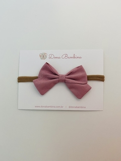 Laço Bia Rose Escuro