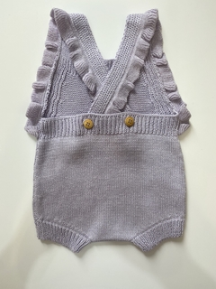 Romper Tricot Isis Lilás - Dona Bambina - Tiaras e Laços