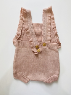 Romper Tricot Isis Rosê - Dona Bambina - Tiaras e Laços