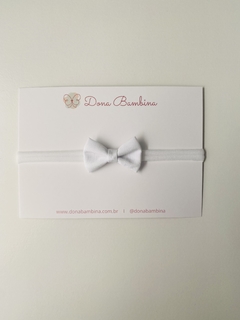 Laço Gravatinha Branco
