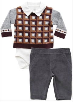 Conjunto Body Sweater Geométrico (NOR)