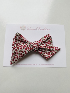 Laço Sofy Floral Vermelho