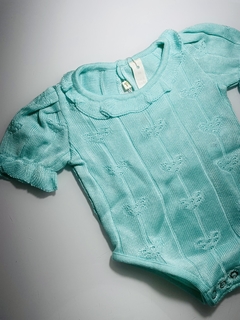 Romper Tricot Verde Água na internet